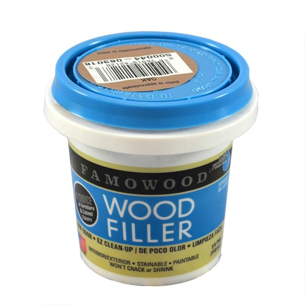 1/4 Pt Oak Famowood Water-Based Latex Wood Filler