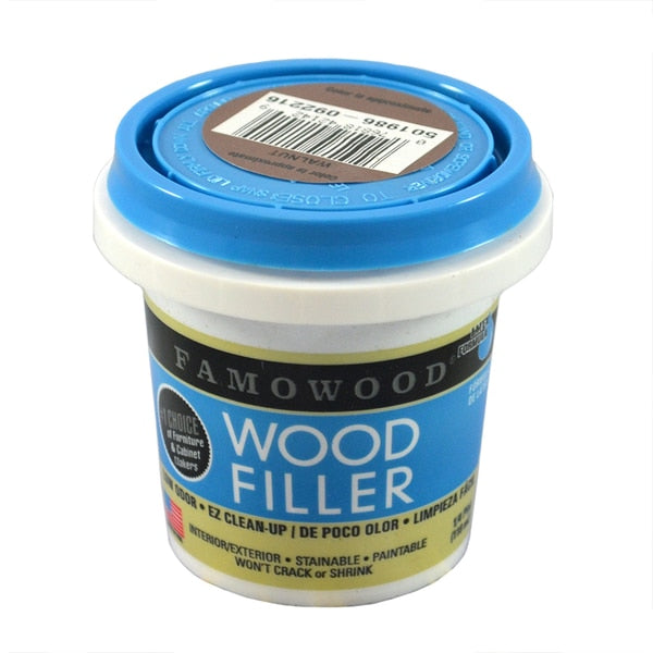 1/4 Pt Walnut Famowood Water-Based Latex Wood Filler