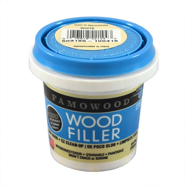 1/4 Pt White Famowood Water-Based Latex Wood Filler
