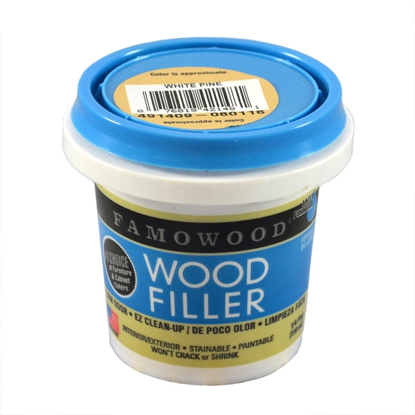1/4 Pt White Pine Famowood Water-Based Latex Wood Filler