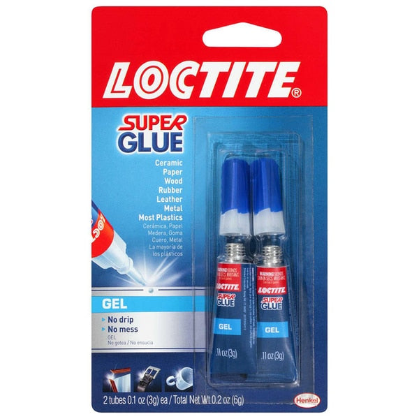 Loctite Super Glue Gel,  4 gm Carded Tube,  Clear,  Gel