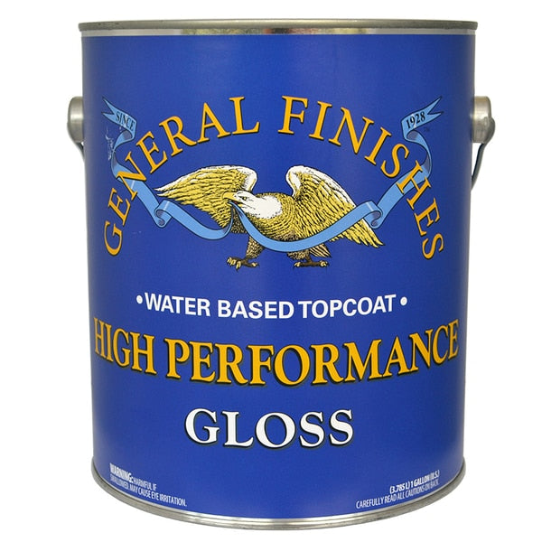 1 Gal Clear High Performance Water-Based Topcoat,  Gloss