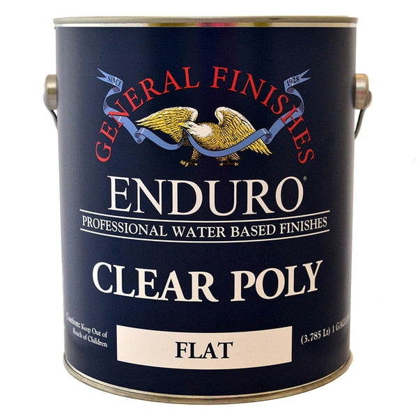 1 Gal Clear Enduro Poly Water-Based Topcoat,  Flat
