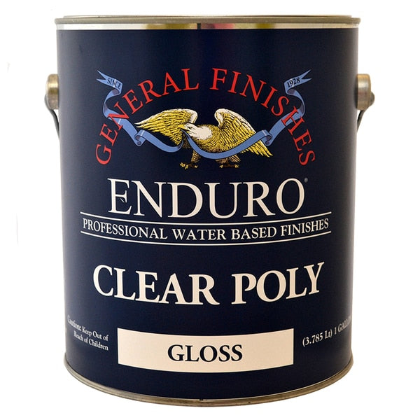 1 Gal Clear Enduro Poly Water-Based Topcoat,  Gloss