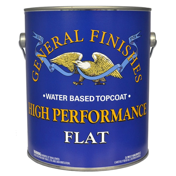 1 Gal Clear High Performance Water-Based Topcoat,  Flat