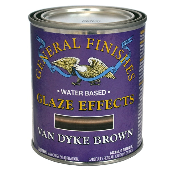 1 Pt Brown Glaze Effects Water-Based Translucent Color