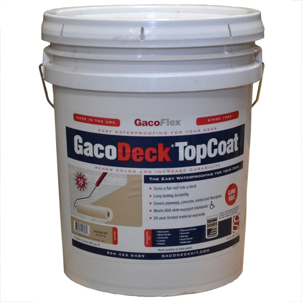 5 Gal Desert GacoDeck Water-Based Elastomeric Top Coat