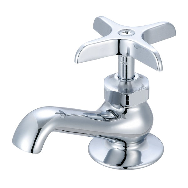 Single Handle Basin Faucet,  NPSM,  Single Hole,  Polished Chrome,  Overall Width: 3"