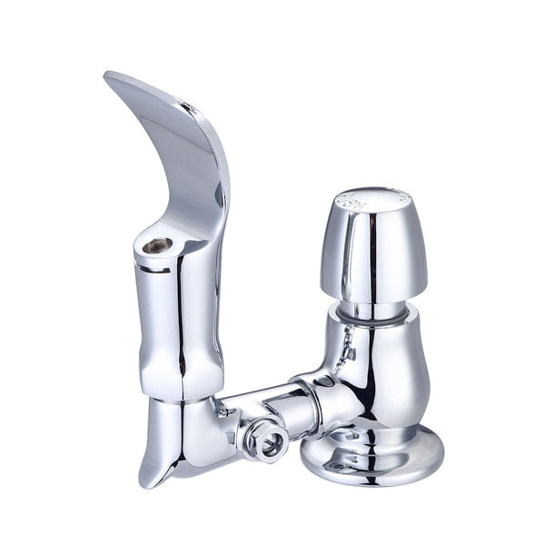 Drinking Faucet,  NPSM,  Single Hole,  Polished Chrome,  Overall Width: 2"