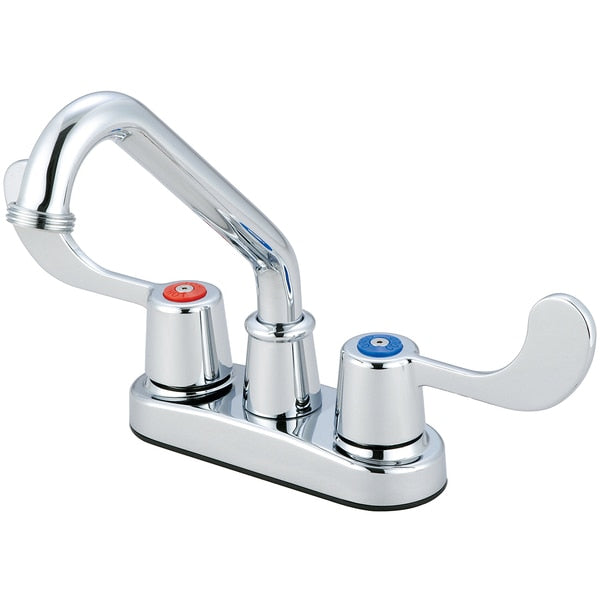 Two Handle Bar/Laundry Faucet,  NPSM,  Bar,  Polished Chrome,  Number of Holes: 2 or 3 Hole