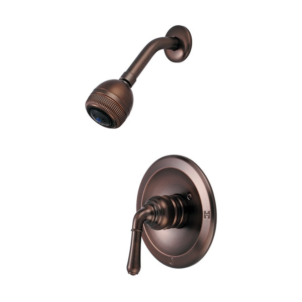 Single Handle Shower Trim Set,  Wallmount,  Oil Rubbed Bronze,  Handle Style: Lever