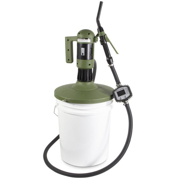Lithium Battery Powered Pail Pump with Meter