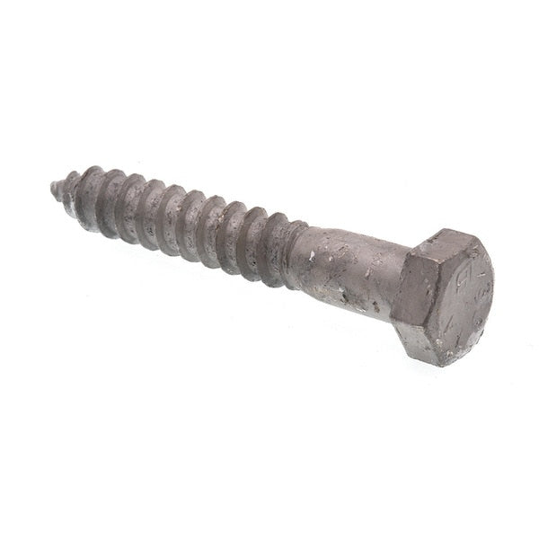 Hex Lag Screw 1/2in X 3in A307 Grade A Hot Dip Galvanized Steel 50PK