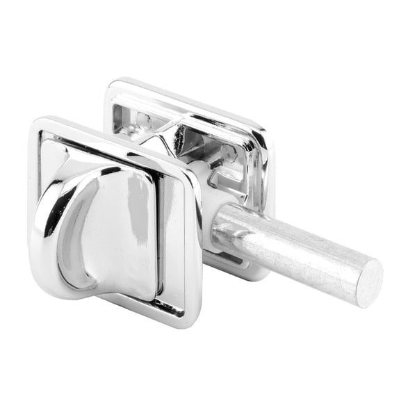 Concealed Slide Latch,  1-3/4 in.,  Diecast Zamak,  Chrome Plated