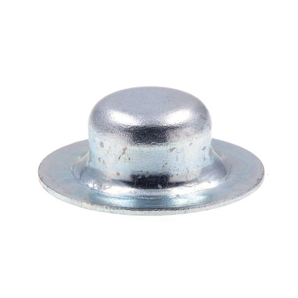 Axle Hat Push Nuts,  5/16 in.,  Zinc Plated Steel,  10-Pack