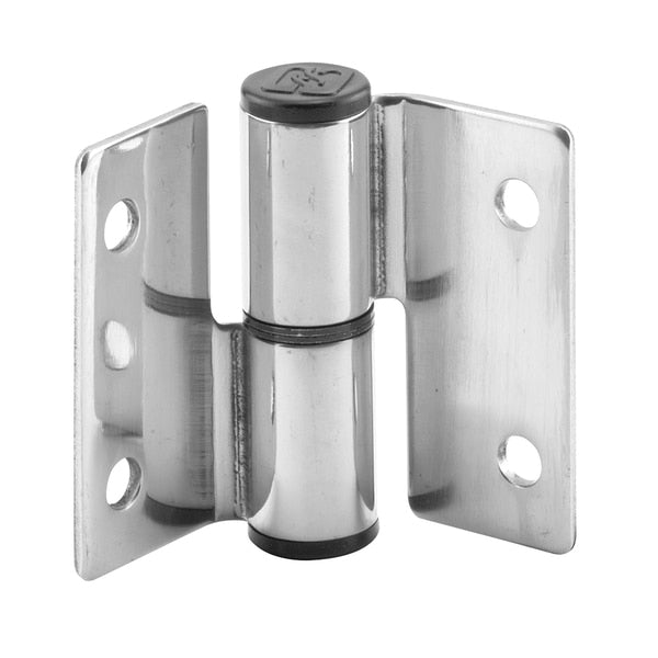 3 in. x 3-3/8 in. Stamped Stainless Steel Satin Finish Left Hand In