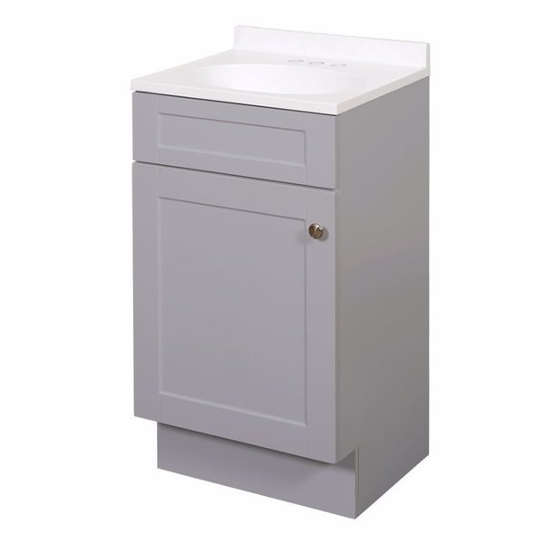Bath Vanity Gray 18"W