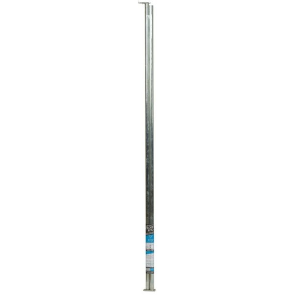 Rod Closet W/Flg 72-120In Gry