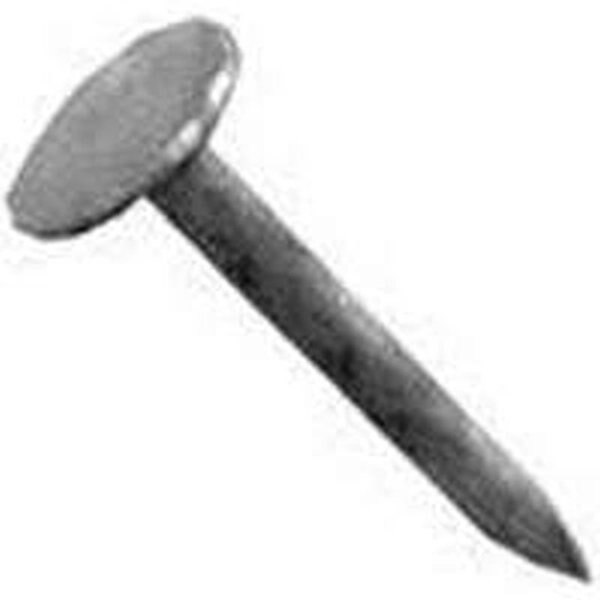 Roofing Nail,  1-1/4 in L,  3D,  Hot Dipped Galvanized Finish