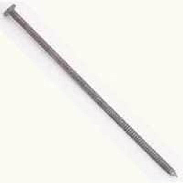 Roofing Nail,  5 in L,  40D,  Bright Finish
