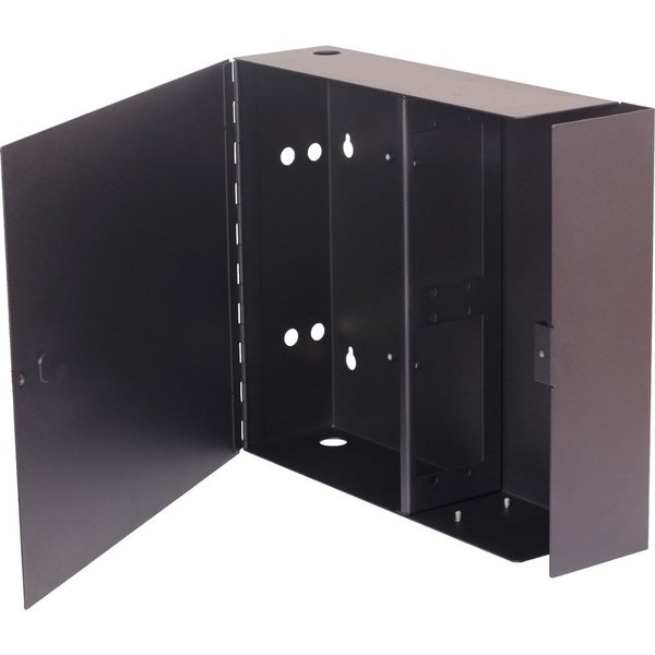 Fiber Optic Wall Mount Cabinet W/ Lock - 2-Strip Mod (48 Fibers)