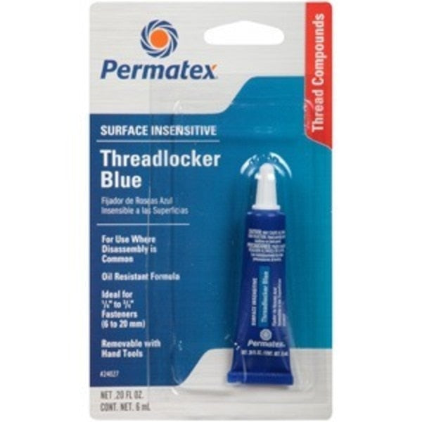 Permatex Automotive Surface Insensitive Blue Threadlocker - 6 mL