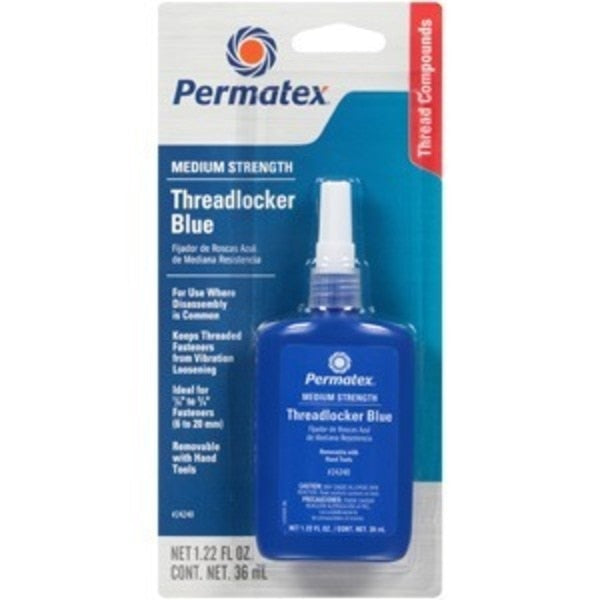 Permatex Automotive Med Strength Thread locker Blue 36 mL