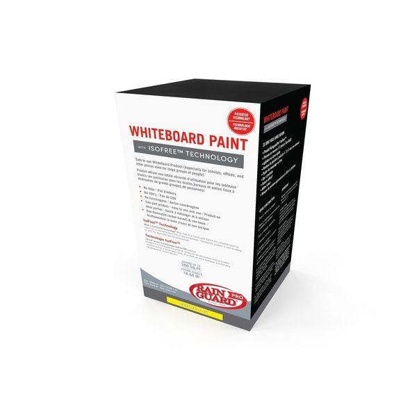 1 Gal. Kit Whiteboard Paint Covers 200 Sq. Ft.,  Gloss,  White