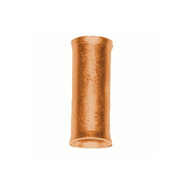4-Gauge Copper Un-Insulated Butt Connector,  25-Pack
