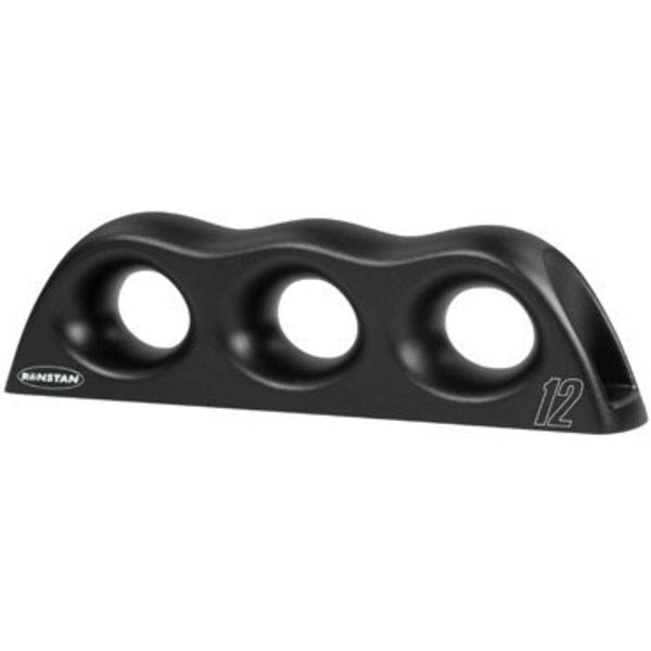 Rope Glide Fairlead Triple Black 12mm