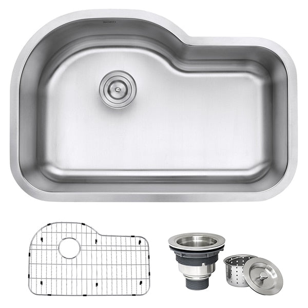 RVM4700 Undermount 16 Gauge 32" Kitchen Sink Single Bowl-