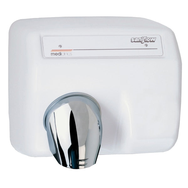 AUTOMATIC HAND DRYER - WHITE CAST-IRON
