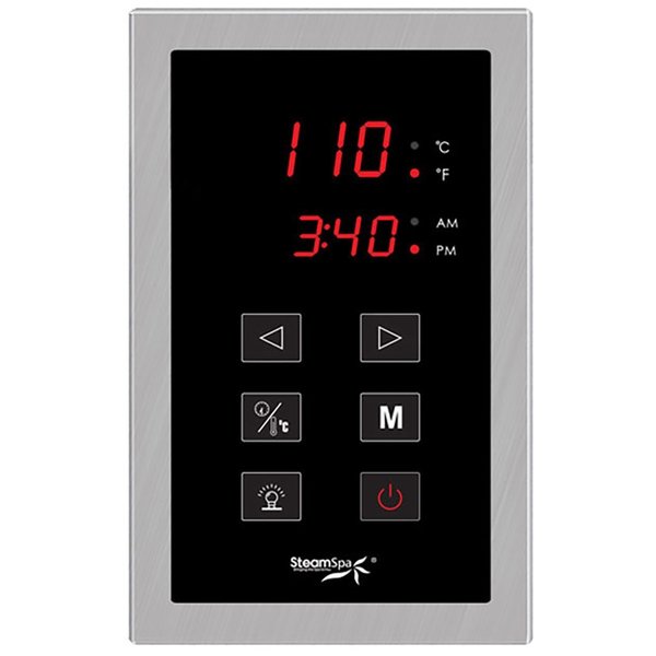 Touch Panel Control System in Brushed Nickel