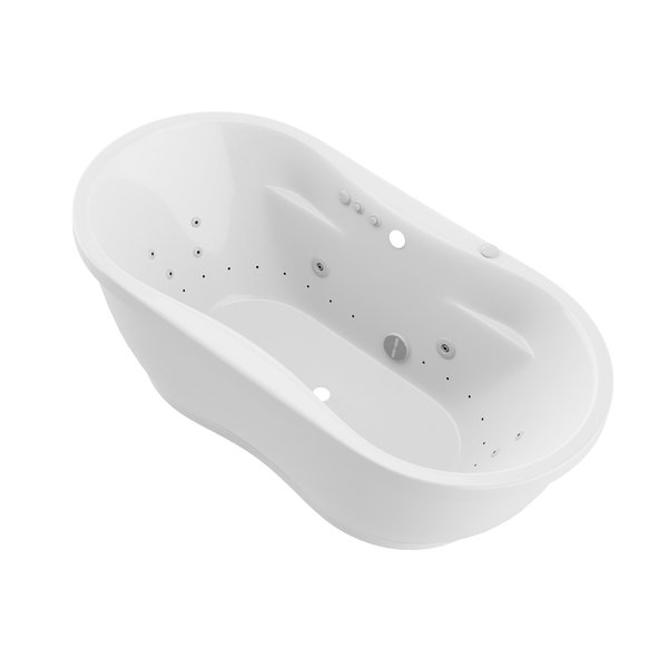 Atlantis Embrace 34 x 71 Oval Freestanding Air & Whirlpool Bathtub