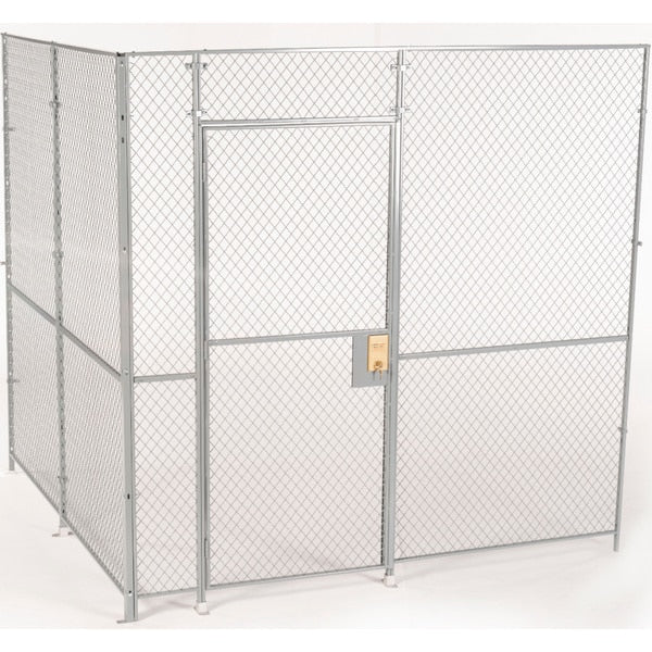 2 Wall,  Wire Partition Cage,  8 X 8,  8Ft High,  No Top