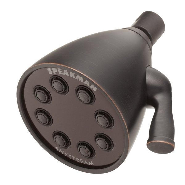 Icon 8-Jet Low Flow Brass Shower Head in Oil Rubbed Bronze