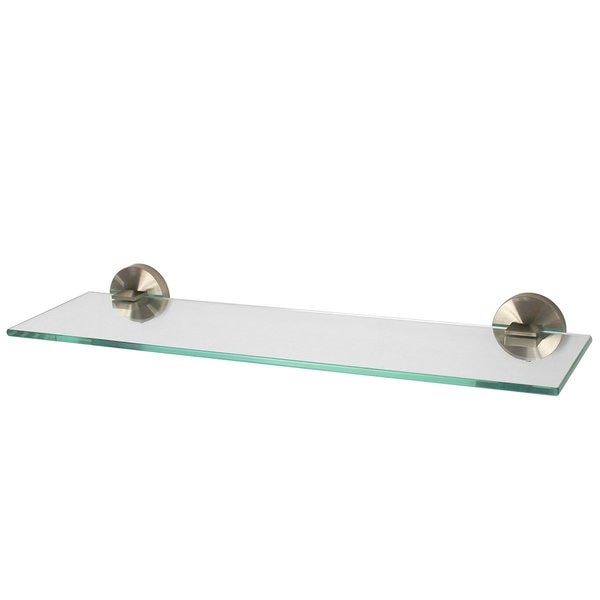 Towel Shelf, Brushed Nickel, 5-19/64 in. D