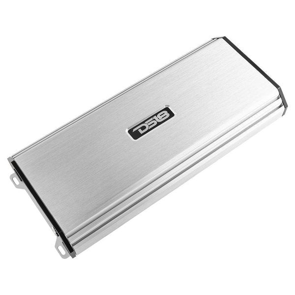 SELECT Class AB 1-Channel Monoblock Amplifier 1500 Watts Silver 2-Ohm Stable