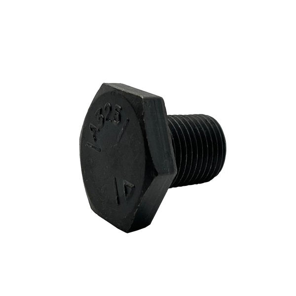 Grade A325,  3/4"-10 Structural Bolt,  Plain Steel,  4 in L