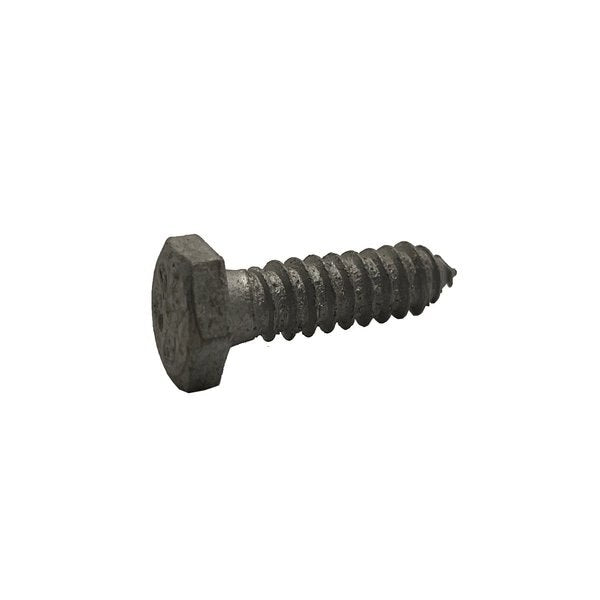 Lag Screw,  1/2 in,  6 in,  Galvanized Hex Hex Drive