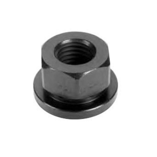 Flange Nut,  7/16"-20,  Steel,  12L14,  Black Oxide