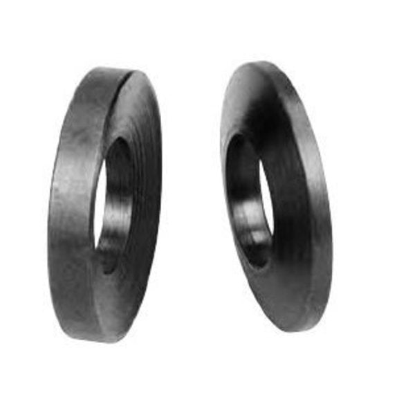 Spherical Washer,  Fits Bolt Size 1/4 18-8 Stainless Steel,  Black Oxide Finish