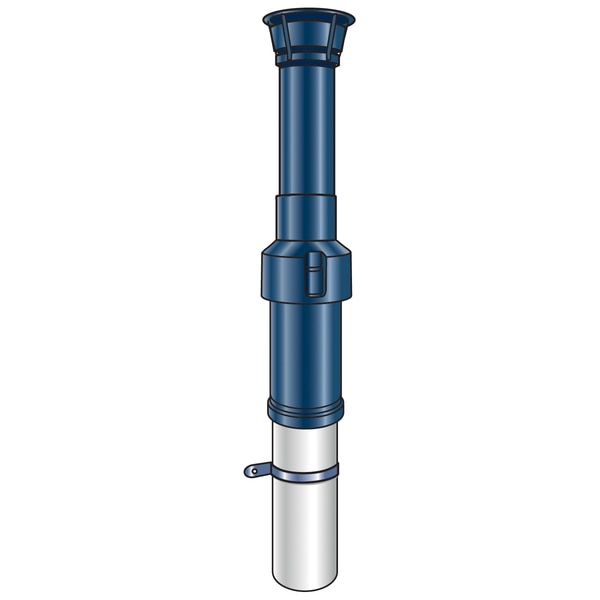 Roof Discharge Non Condensing Vertical Vent Termination (38" above)