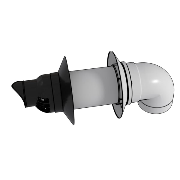 8.7" Condensing Horizontal Vent Termination,  3x5 Concentric Kit