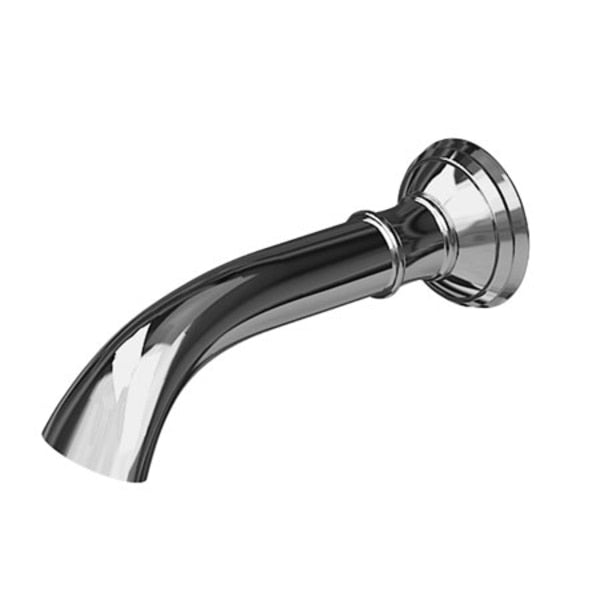 Tub Spout,  Polished Chrome,  Wall
