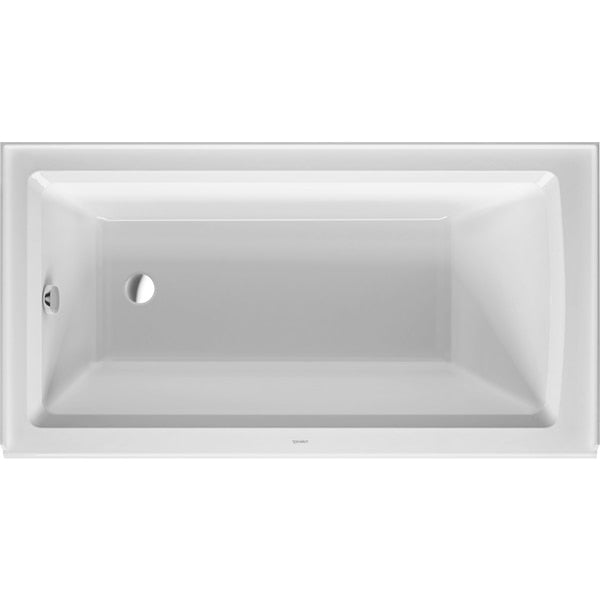 Architec Rectangular Bathtub 700354000000090 White,  60 in L,  32 1/8 in W
