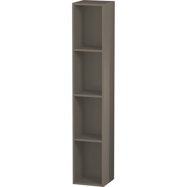 Lc Shelf 4 Compartments Flannel Grey High Gloss
