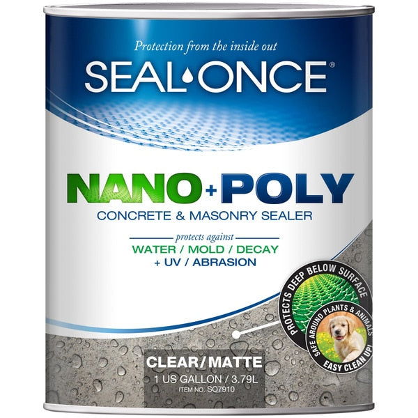 1 GAL NANO + POLY Concrete & Masonry Sealer