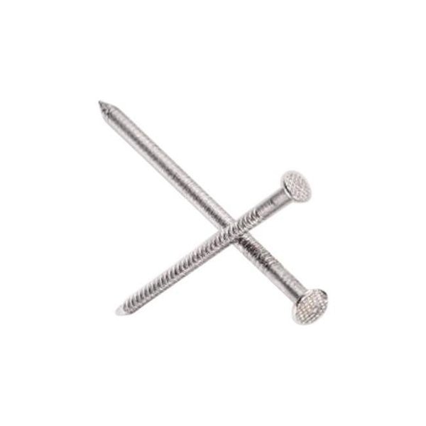 Simpson Strong-Tie 5000210 8D 2 in. Deck Stainless Steel Nail with Round Head Ring Shank; 25 lbs - Pack of 2350