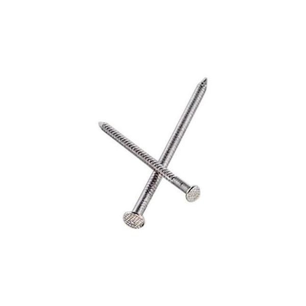 Simpson Strong-Tie 5000172 3 in. 10D Stainless Steel Round Head Ring Shank Deck Nail; 5 lbs - Pack of 335